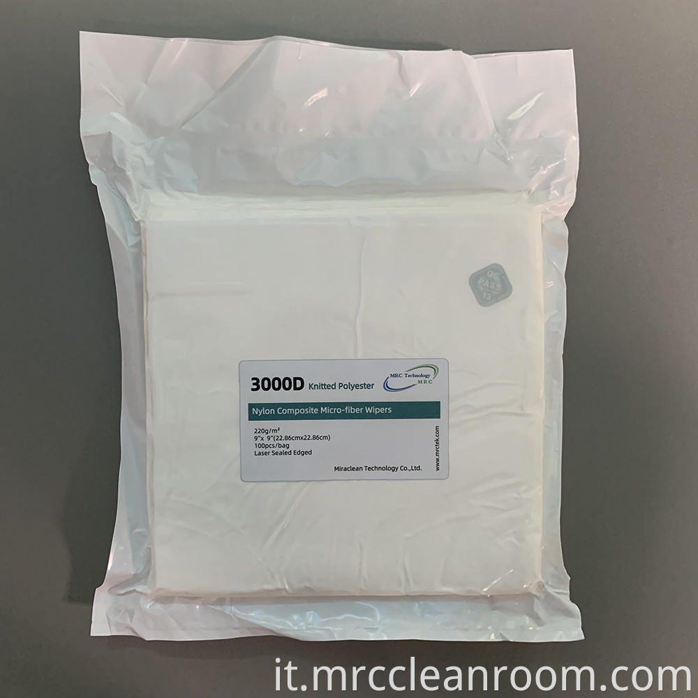 220gsm Polyester Knit Wipes